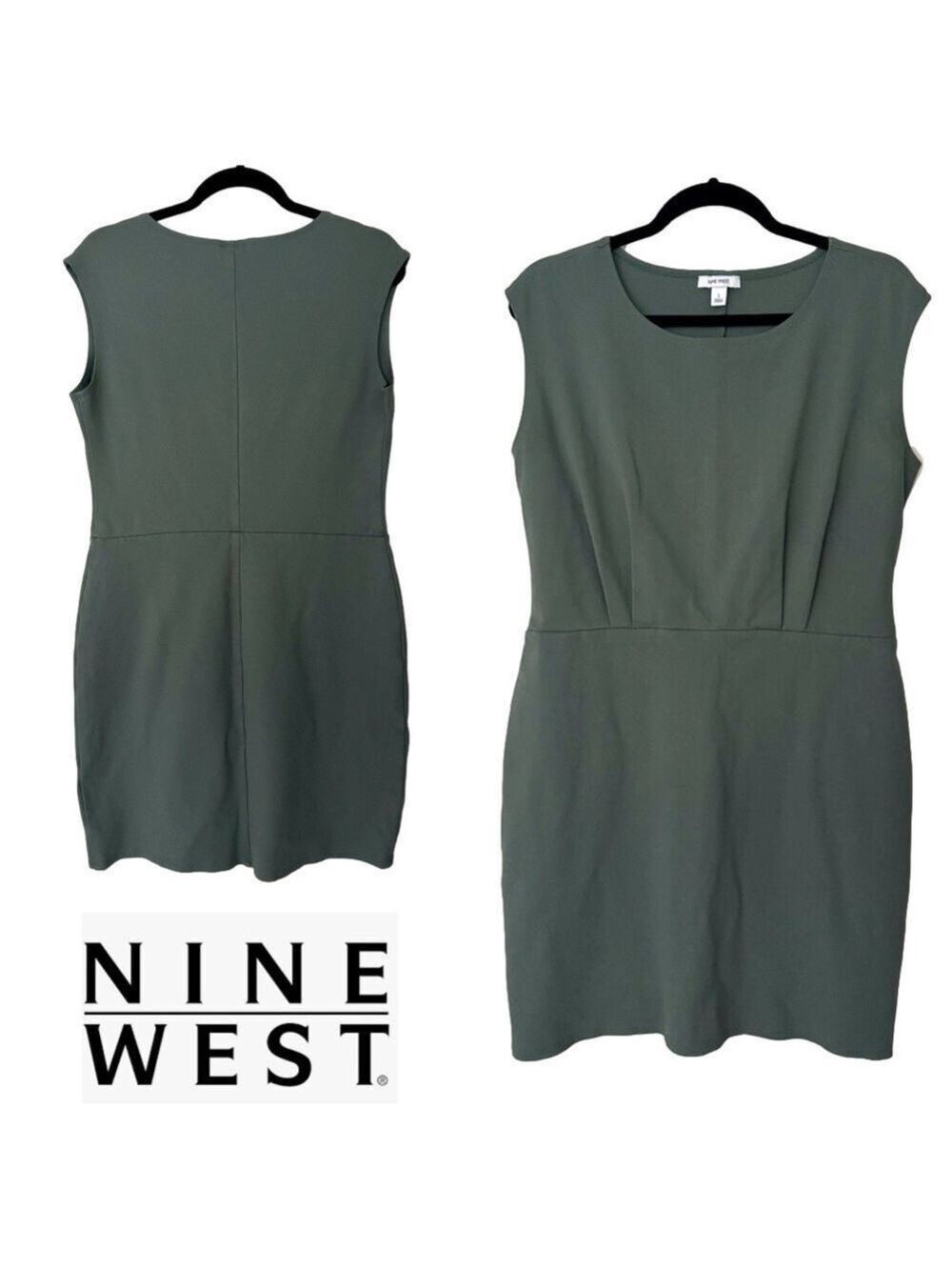 Nine West Olive Green Dress